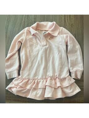 Nike babygirl blush polo tennis dress 24 m
